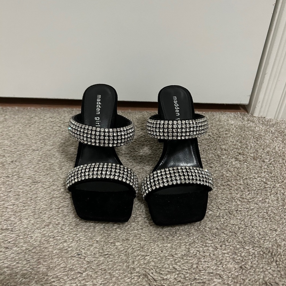 Madden Girl Rhinestone heels
